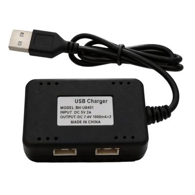 2 In 1 USB Power 7.4V Lithium Batteries Chargers Cord Compatible for 350mAh To 2200mAh Batteries for Remote Car