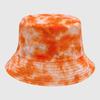 Neutral Summer Tie Dye Printed Fisherman Hat Outdoor Breathable Hat Sunshade