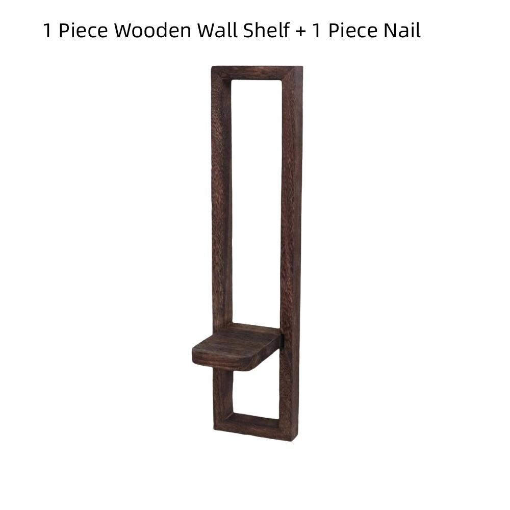 Single Tier Wall Mounted Candle Holder Wall Hanging Display Rack Living Room