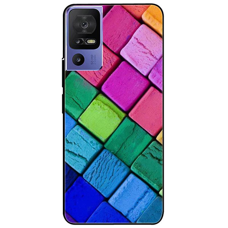 For TCL 40 SE Case 2023 Soft Silicone Protective Black Tiger Lion Funda Coque for TCL 40SE Covers TPU Bumper for TCL40se Paras