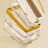 1Pc Butter Portioning Cutting Preservation Box Transparent With Cover Storage Box Food Grade Refrigerator Specific Plastic Box