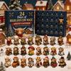 24denní vánoční odpočítávací adventní kalendář Skotsko Skotsko Keltská kráva Magie Sběratelská sada figurek