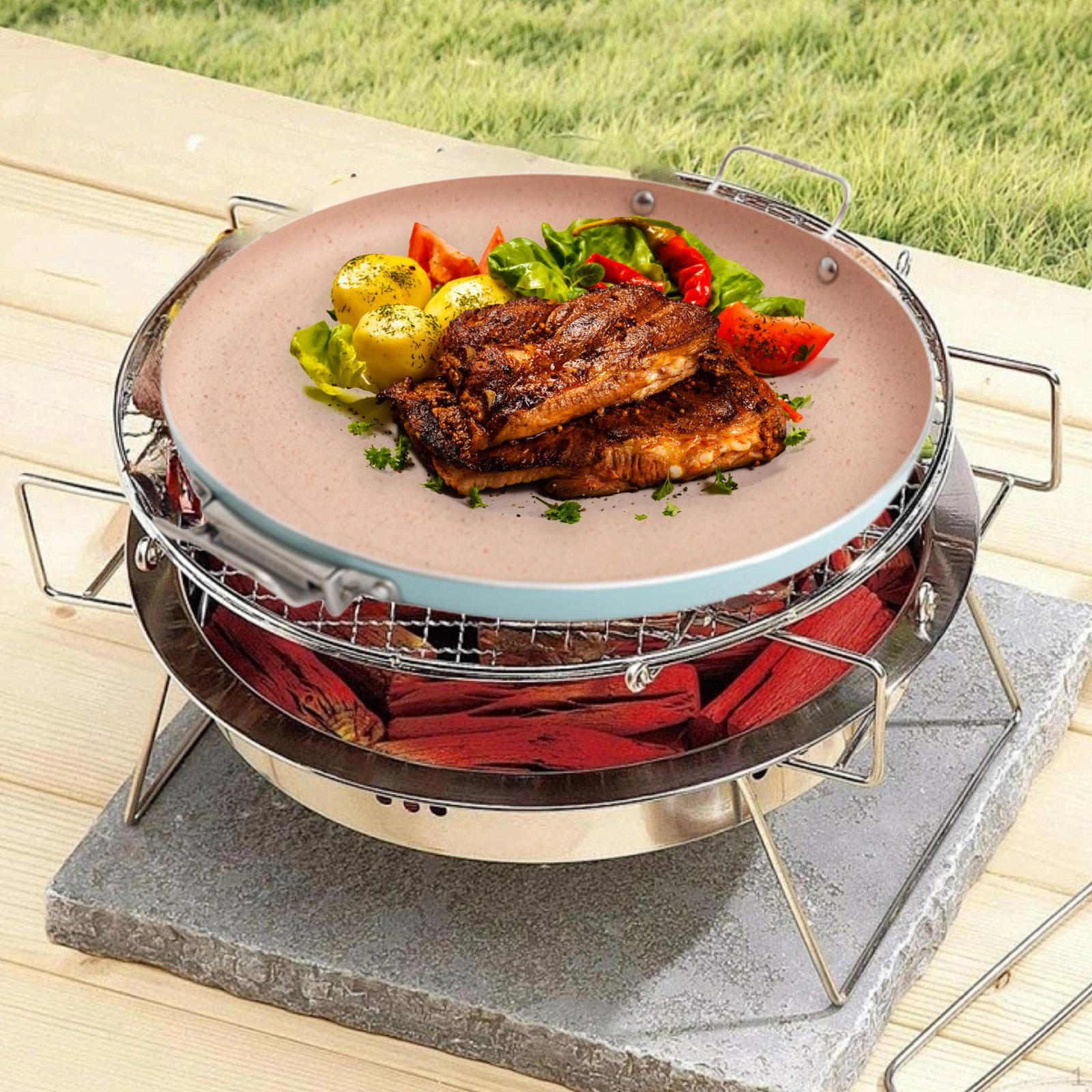 

Корейская сковорода-гриль для приготовления вкусных блюд на открытом воздухе