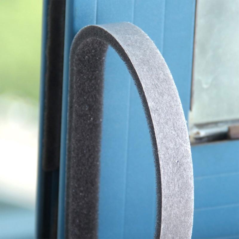 2 Rolls Self-adhesive Door And Window Sealing Strip Glass Window Anti-collision Rubber Strip Foam Sound Insulation Strip