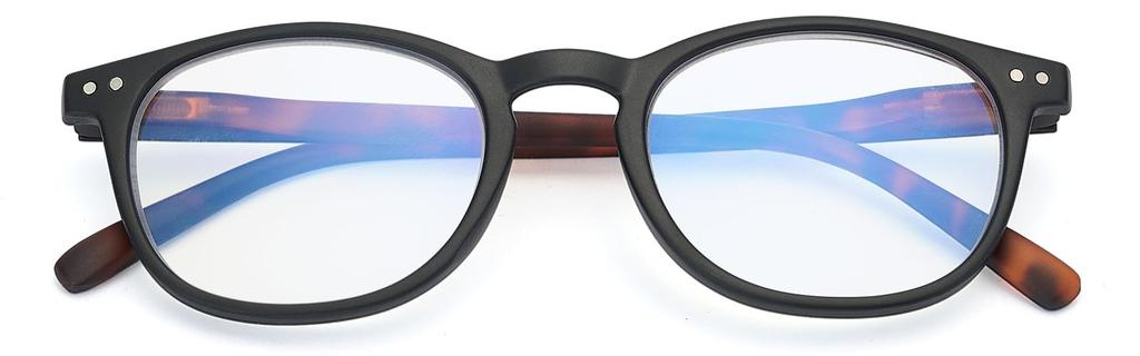 Reading Glasses for Men and Blue Light UV Brand Flexible Brown 350 [CEETOL] Women, High-Performance Lenses, Cut, Cut, Frame, Material, TR-90, Two-Tone