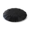 Dinner Plate Plate Glass Plate Round Plate Small Black Gold 15cm Sairan J-kitchens