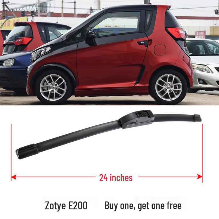 Zotye E200 Front Boneless Wiper Blade Rubber Strip (Original, 2018)