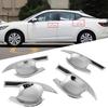 4pcs Door Handle Hand Cover Trim Silver Plating ABS Fit for Nissan Sylphy Sentra 2020