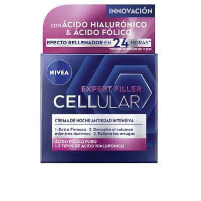 CELLULAR FILLER Hyaluronic Night Cream & Folique 50 Ml