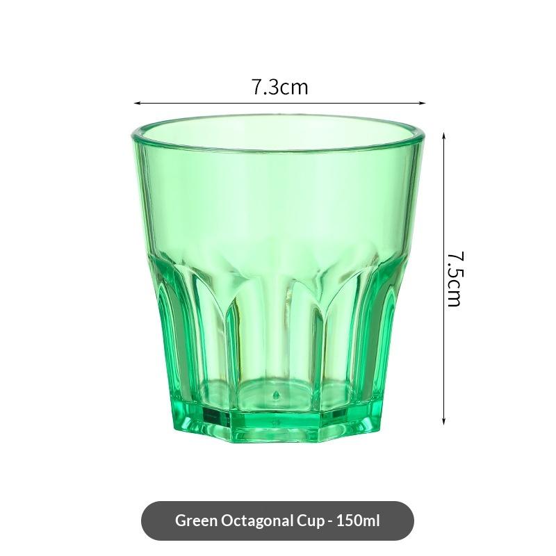 Acrylic Whiskey Cups Unbreakable Transparent Beer Cup Plastic Coffee Milk Breakfast Cup Spirit Glass Drinkware Juice Tea Cup