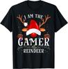 I Am The Gamer Reindeer Christmas Family T-Shirt
