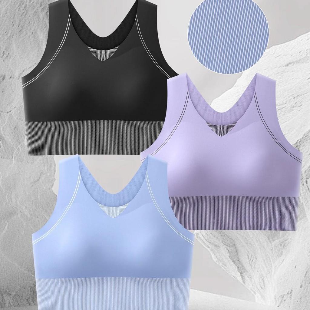Women's Shockproof Yoga Bra: Lightweight, Stylish Sports Vest for Running & Fitness