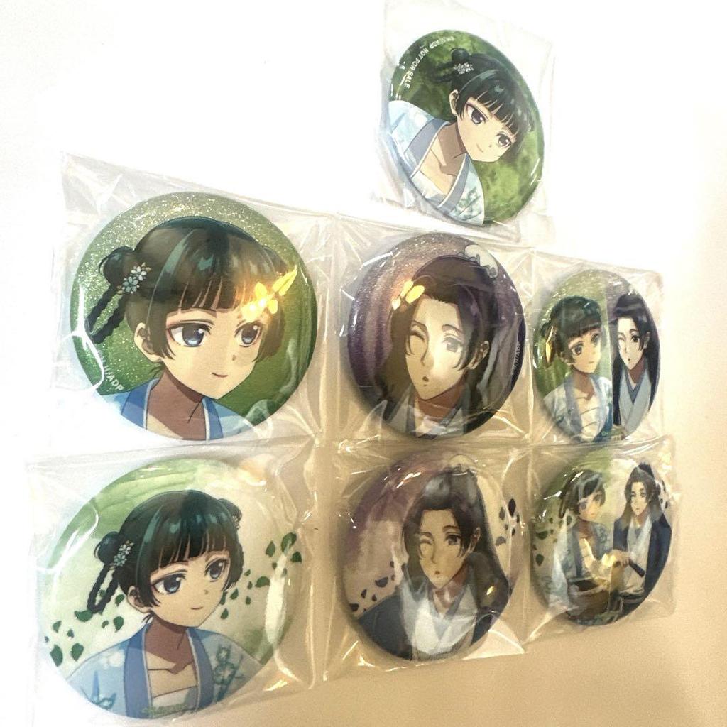 [USED] The Pharmacist's Monologue Kobe Marui Water Play Glitter Can Badge 6 Types Bonus 1 Type