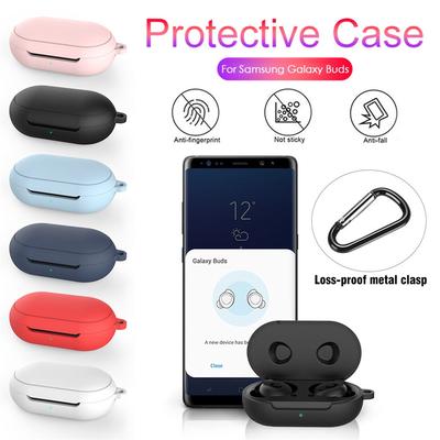 Galaxy Buds+ için Darbeye Dayanıklı Esnek Silikon Tam Koruyucu Kılıf