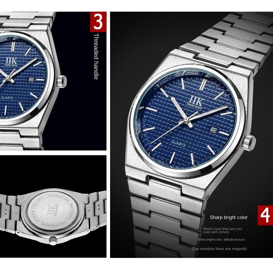 IIK Fashion Waterproof Calendar Sport Watch Men's Watch Business Quartz Men's Watch