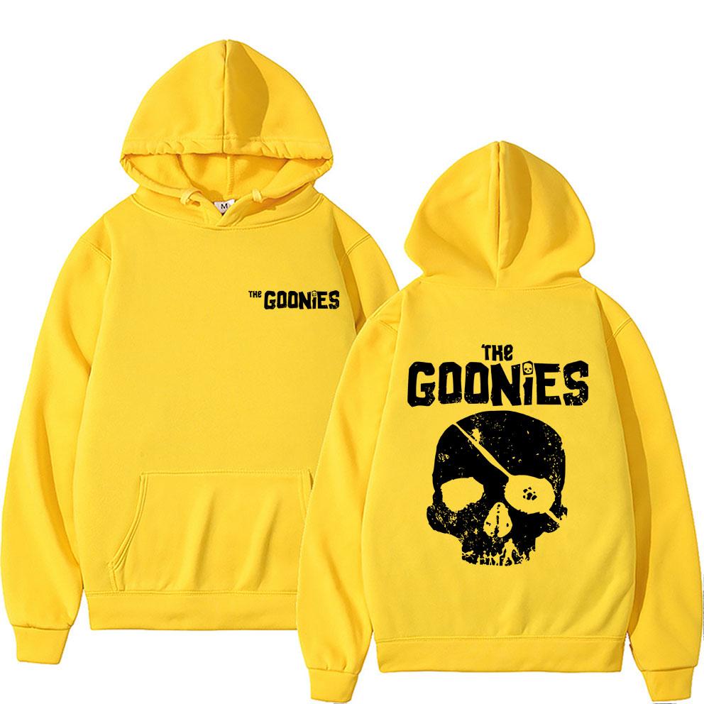 Funny Movie The Goonies Never Say Die Double Sided Print Hoodie Unisex Skeleton Graphic Sweatshirt Unisex Oversized Hoodies