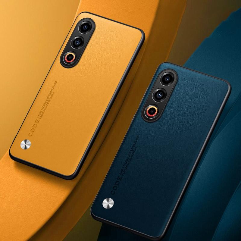 Luxury PU Leather Case For Meizu 21 Meizu21 Back Cover Matte Silicone Full Protection Phone Case For Meizu 20 Pro 5G Meizu20