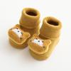Warm Winter Terry Baby Socks: Cute Non-Slip Mid-Calf Cartoon Design