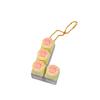 1PC Silicone Cat Paw Keychain Stress Relief Toy for Keyboard Lovers Portable Fidget Keyring Gifts Press Button Anxiety Relief