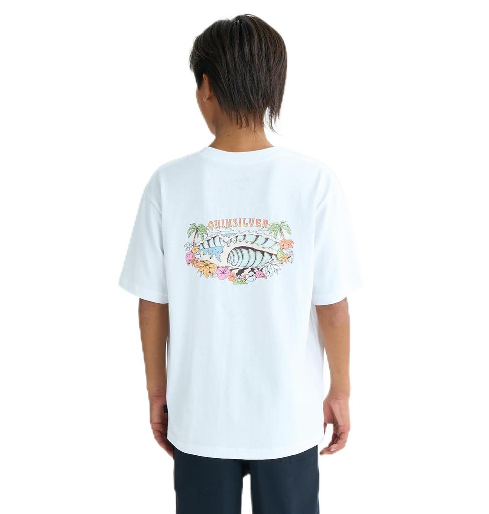 Quiksilver Boys' Loose-Fit Garment Wash Graphic Print T-Shirt
