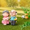 Micro Landscape Valentine's Day Gift DIY Crafts Miniatures Cake Ornament Old Couples Statue