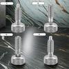 Quick-Release Locking Pins for M8 Stainless Steel Hand Retractable Spring Plungers with Knurled Handles