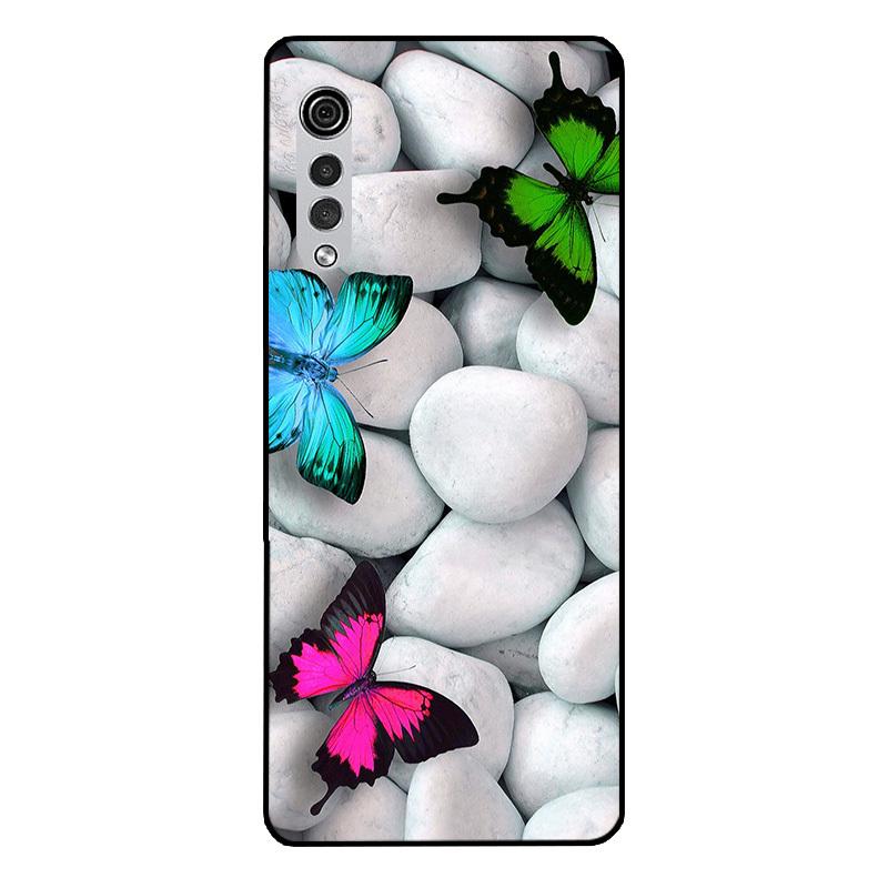 Para Capa LG Velvet Mármore Silicone Macio Capa Traseira para Celular LG Velvet 5G UW Para Capas LG Velvet 2 Pro / Velvet2 Pro Coque