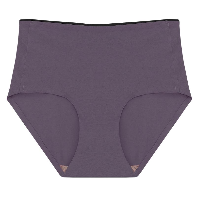 

Трусики с высокой талией для женщин, бесшовные трусики, удобные однотонные трусы, хлопковые трусы больших размеров, сексуальное нижнее белье L-3XL 3XL