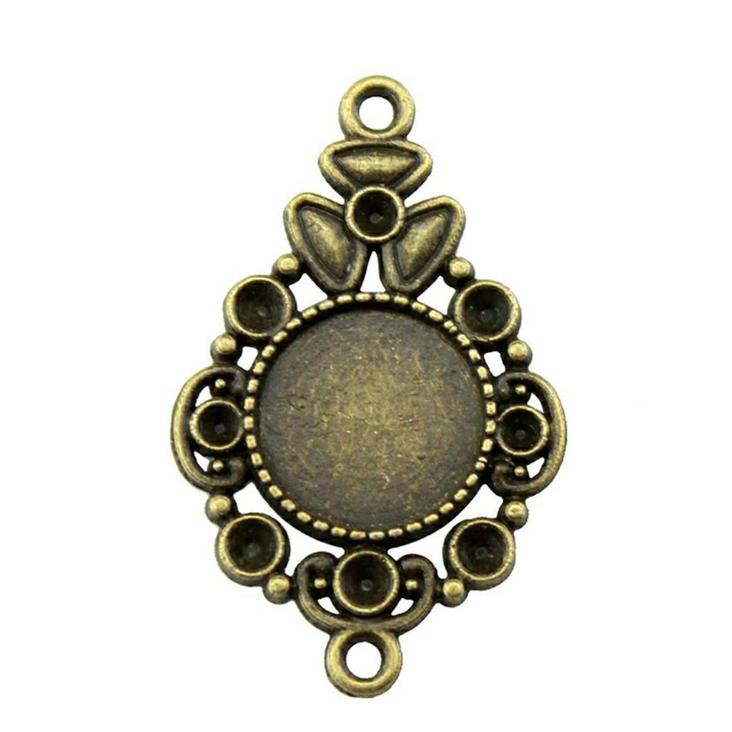 Accessories Parts Fit Round 8-15Mm Glass Cabochon Base Setting Tray Wedding Jewelry Findings QA016