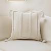 Modern Chenille Pillow Covers Minimalist Textured Sofa Cushion Cases Elegant Bedside Throw Pillowcase Chic Hotel Cushion Covers
