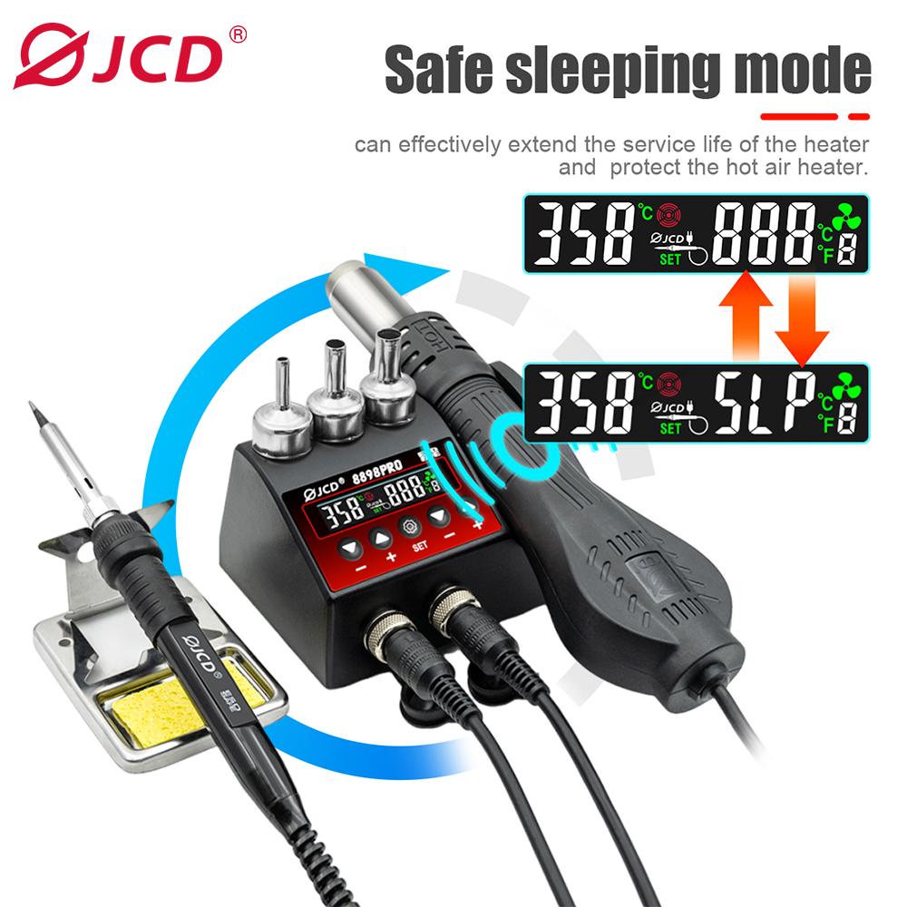 8898 Soldering Station  2 in 1 Digital Display Hot Air Gun Solder Iron Welding Rework For Cell-Phone BGA SMD PCB IC Repair Tools