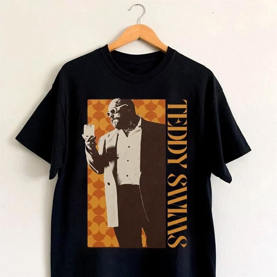 NEW Teddy Swims Pattern Milk Exclusive Black All Size Unisex T-Shirt AR973 S