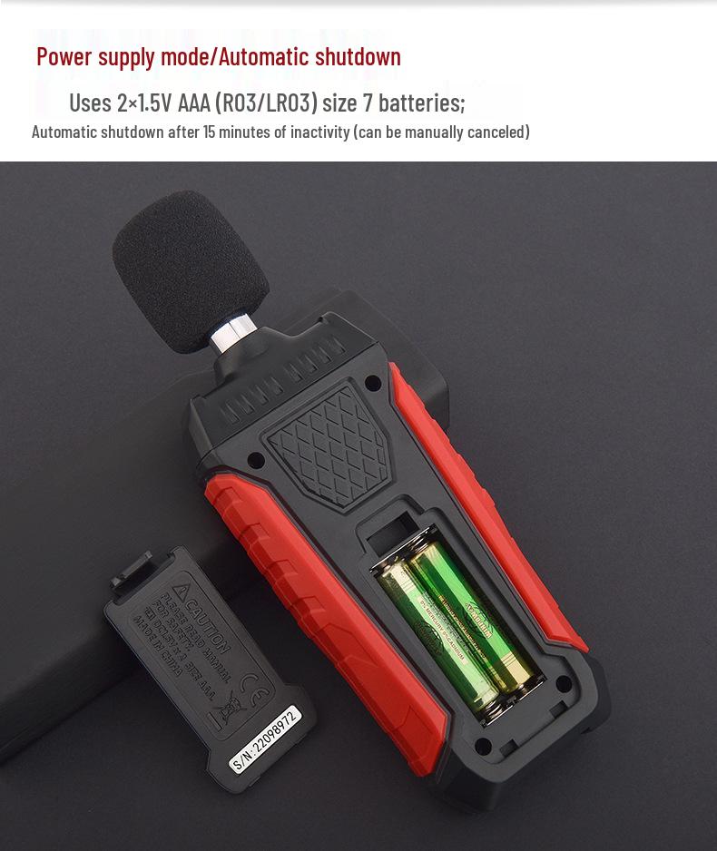 TES TA650A Schallpegelmesser: Heim-Lärmtester & Lautstärkedetektor