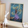 Disneys Diamond Wish Asha Fan Art Illustration Cute Cartoon Cross stitch Complete Set 5D DIY Home Decoration