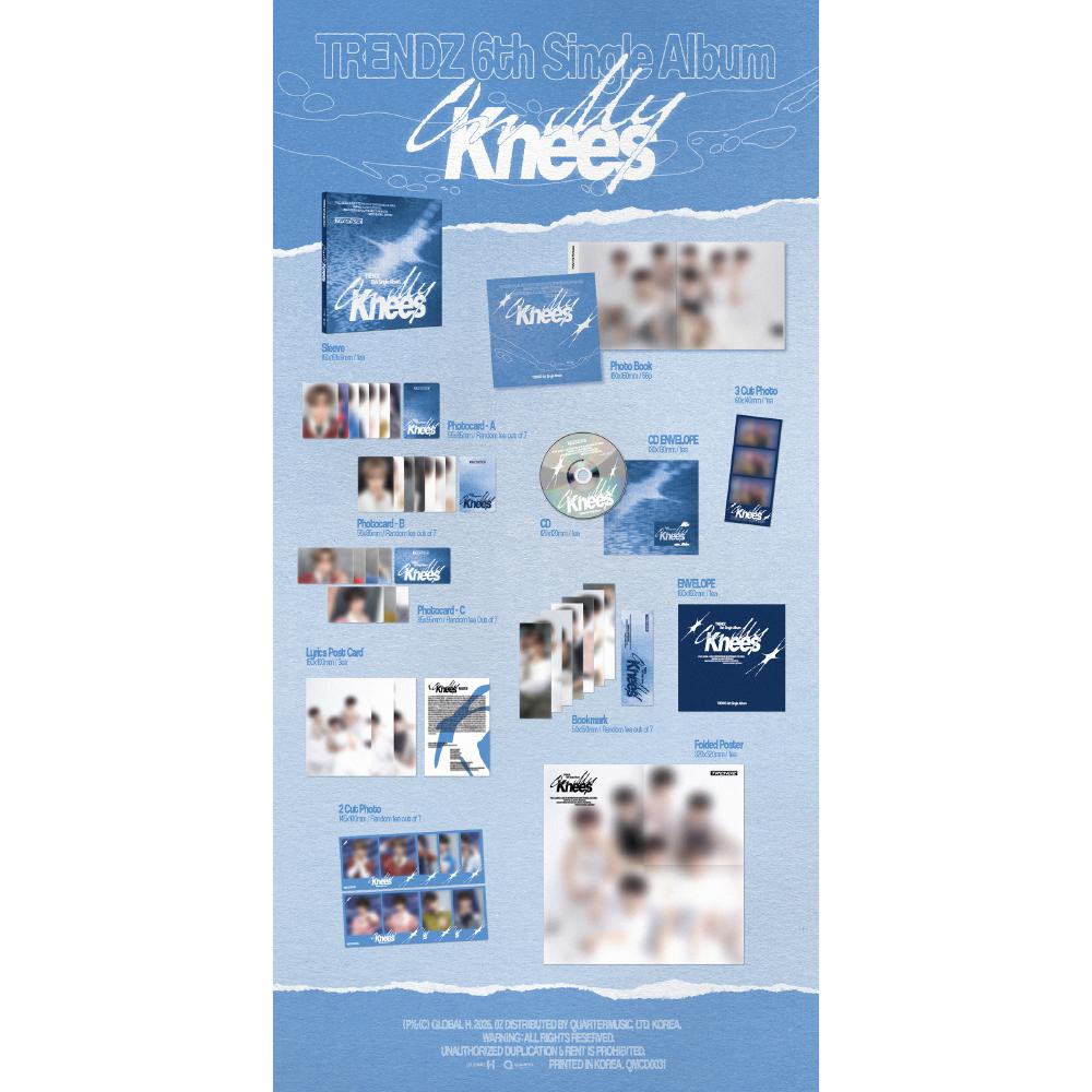 Pre-order TRENDZ 6th Single Album On My Knees Standard Ver.