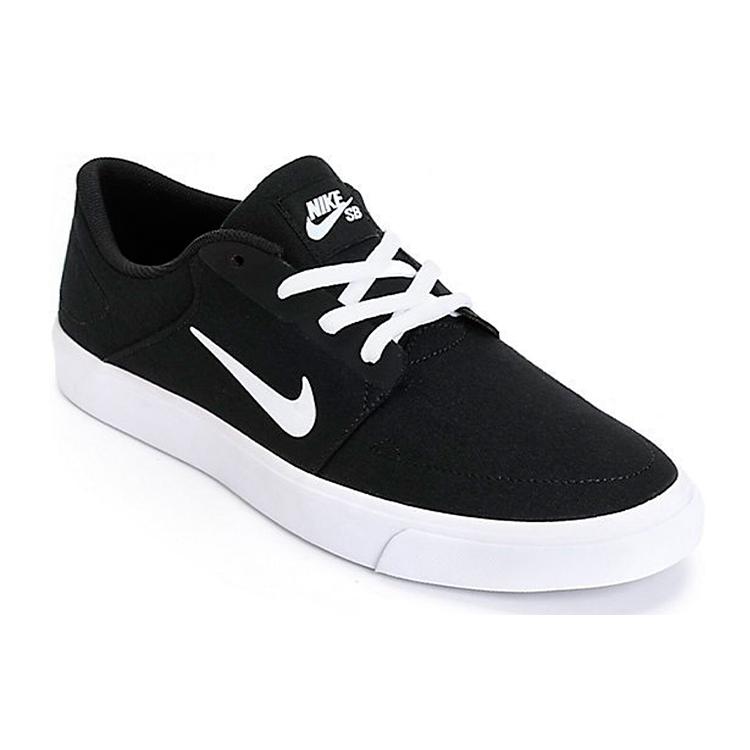 Nike Sb Portmore Canvas Black White 723874-003