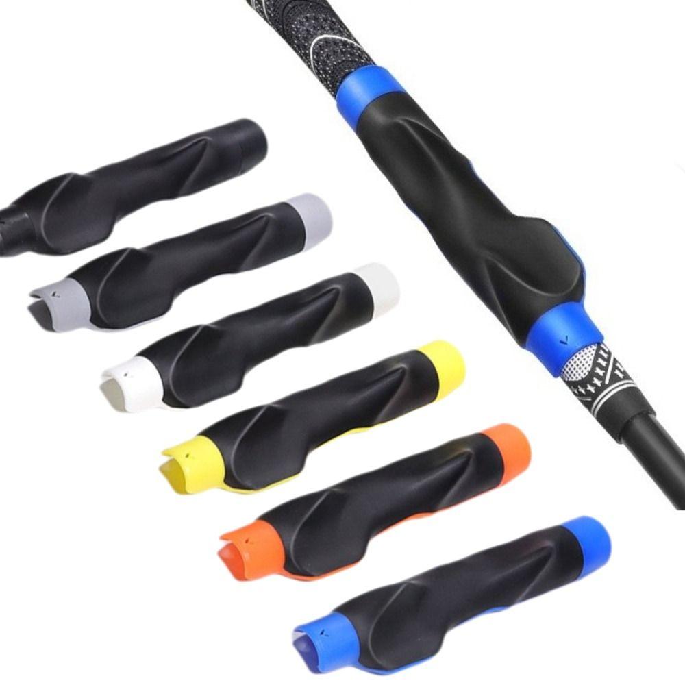 Plastic Golf Grip Trainer Right Hand Gesture Swing Golf Training Aid Posture Correction Golf Club Hand Grip Corrector