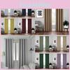 Sleek Blackout Curtain For Living Room Window Machine Washable Panel