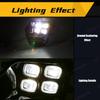 2PCS For KIA Sportage QL KX5    LED Daytime Running Lights DRL Fog Lamps Front Bumper Headlights White Daylights 12V
