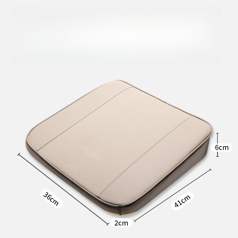 Raised Sloped Car Seat Cushion Driver's Seat Height-Adjustable Pad Breathable Anti-Slip Car Seat Cushion for Licence Holders