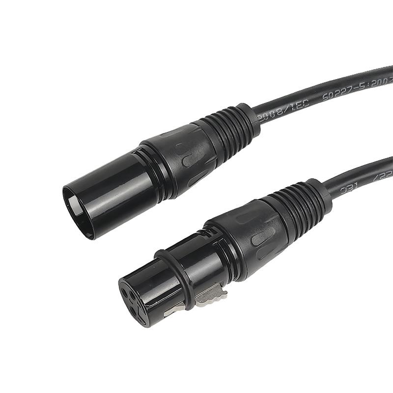 3-PIN XLR Cable 3*18AWG Male to Female Microphone Stage Light DMX Cable for Audio Mixer Speaker Amplifier
