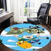 1pc Adventure Time Jake the Dog Office Round Area Rug, Under Office Chairs Bedroom Living Room Home Decor a1022309