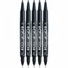 ZEBRA Permanent Marker Marking Pen Fine Point Black 5pcs P-MO-120-MC-BK5