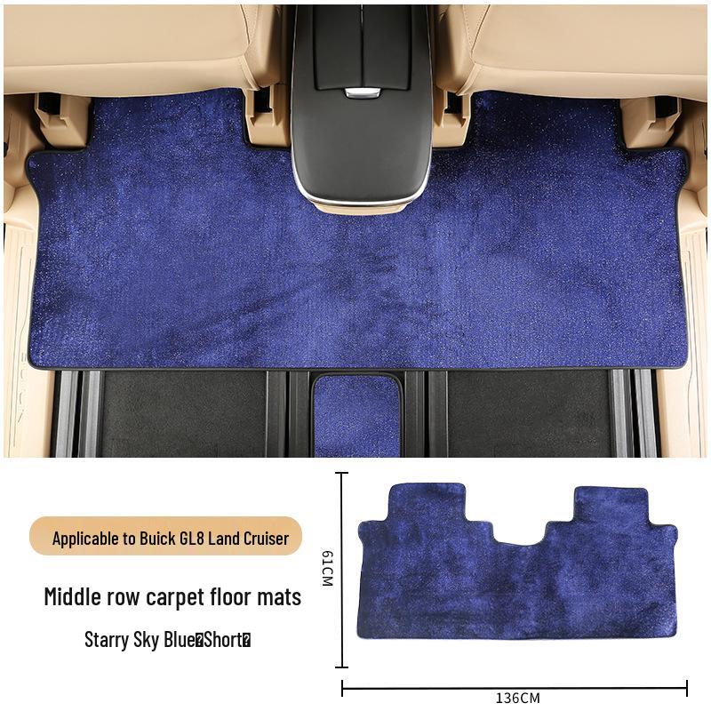 25 Buick GL8 Luxgen PHEV Middle Row Carpet Floor Mats - Interior Upgrade