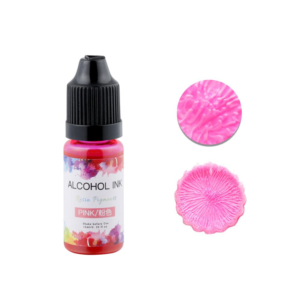 10ml Epoxy Resin Diffusion Pigment Resin Pigment Alcohol Ink Liquid Colorant Dye Diffusion Ink for Epoxy Dyeing Jewelry Making