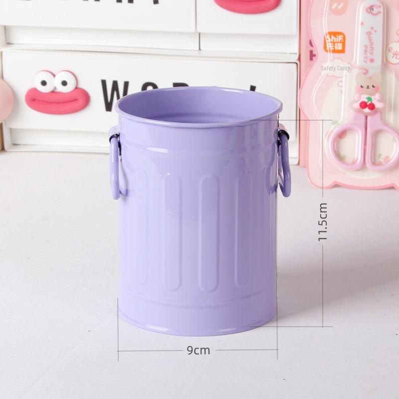 Large Capacity Creative Iron Pen Holder for Office or Dorm Desktop