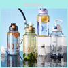 Tragbarer Sommer-Kunststoff-Wasserbecher für Outdoor-Aktivitäten mit großem Fassungsvermögen und elegantem Design