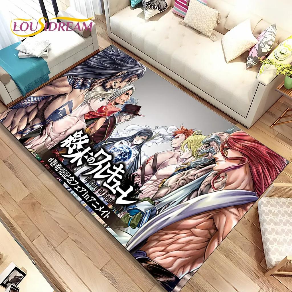 Anime,Record of Ragnarok,Cartoon Area Rug,Carpet Rug for Home Living Room Bedroom Sofa Doormat Decor,Kid play Non-slip Floor Mat