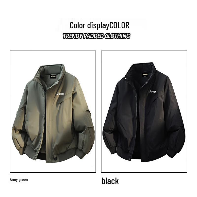 Jeep Men's Winter Hooded Padded Jacket