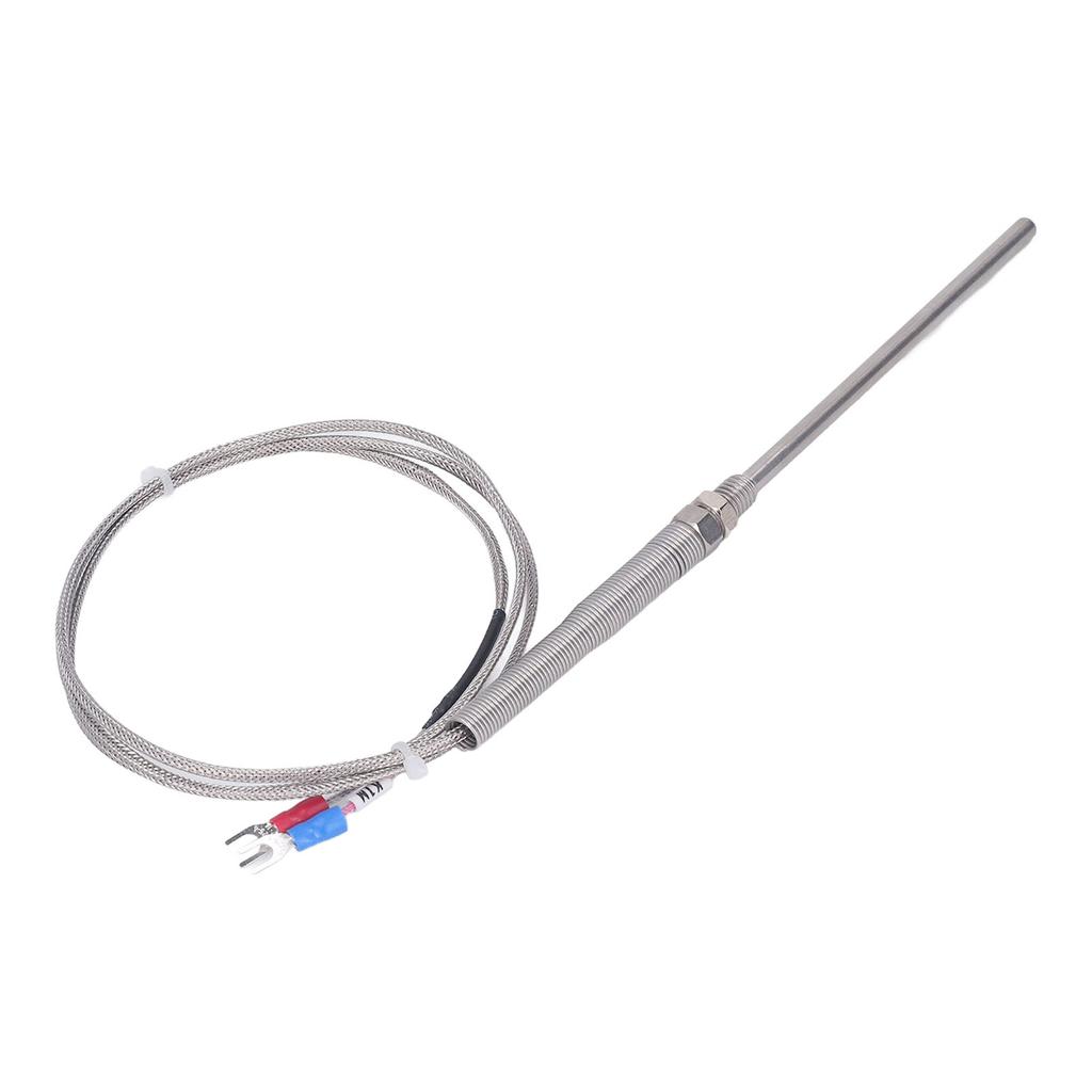 Sondă Termocuplu Tip K Senzor Temperatură Detector Ecartament Oțel Inoxidabil 304 Filet M8 1 metru